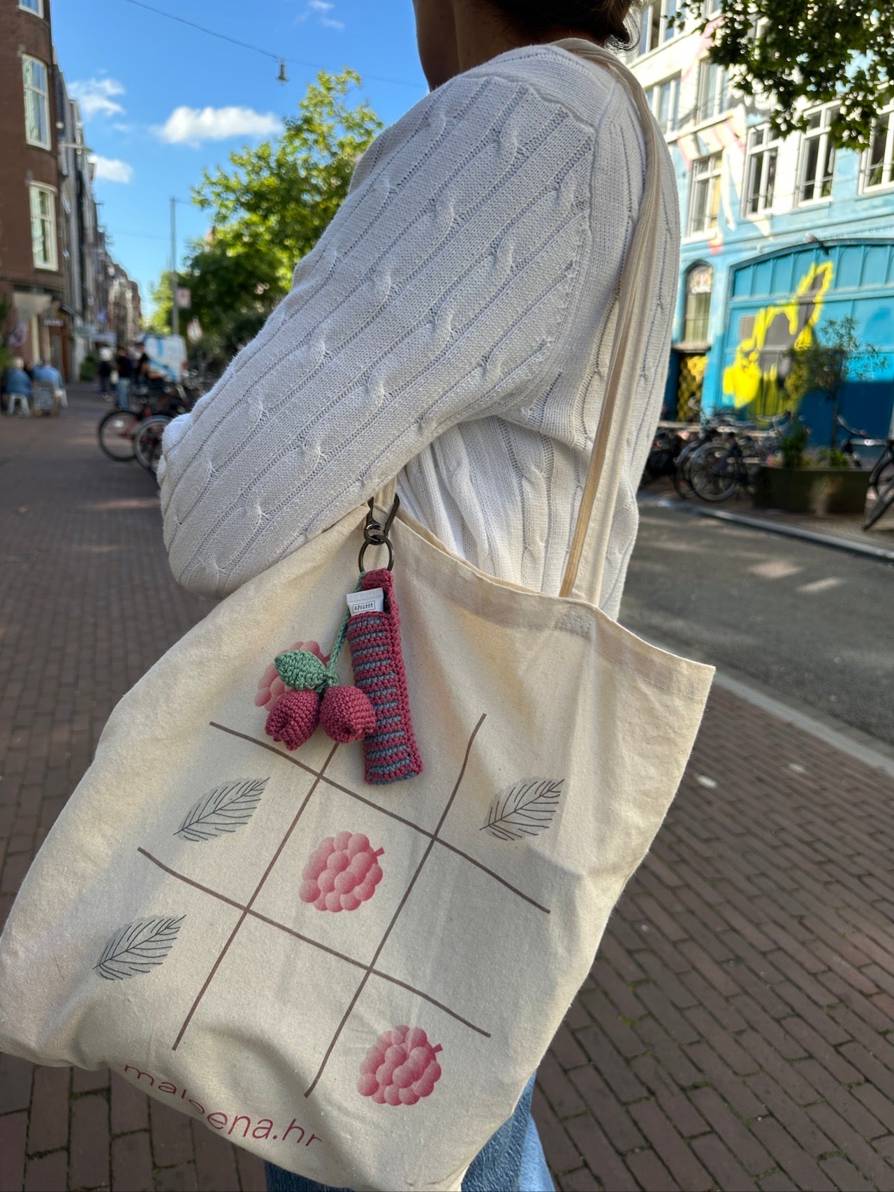 Bag Charm with Lip Balm Pouch