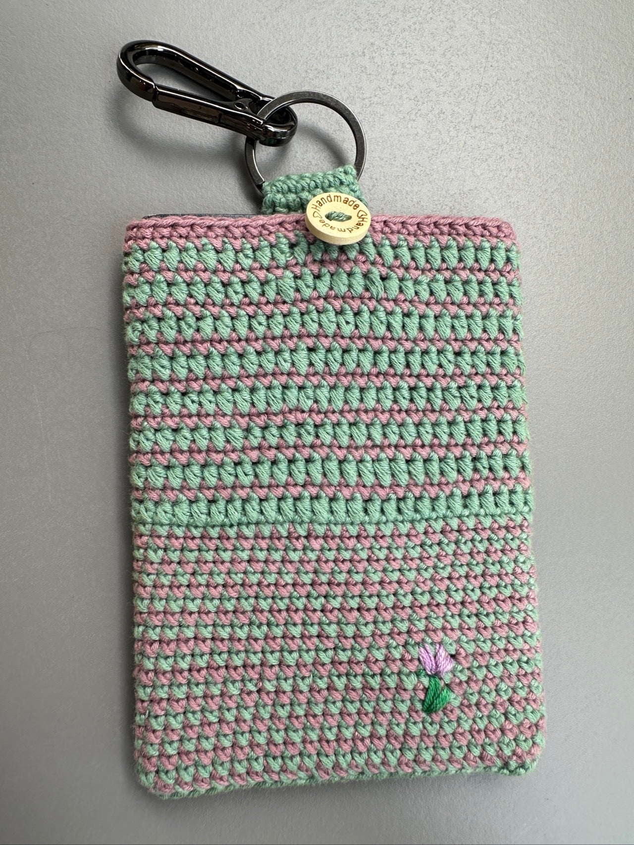 Crocheted document sleeve