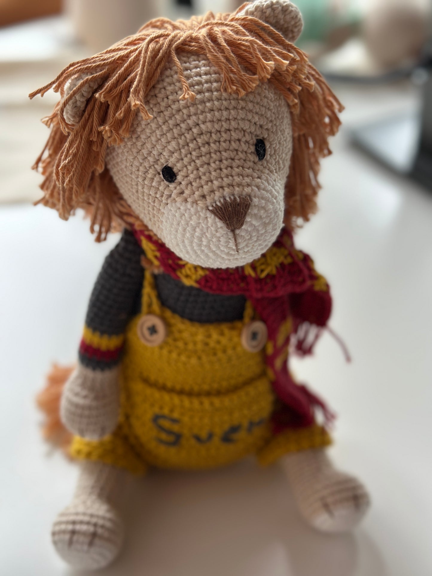 Custom made crocheted toy