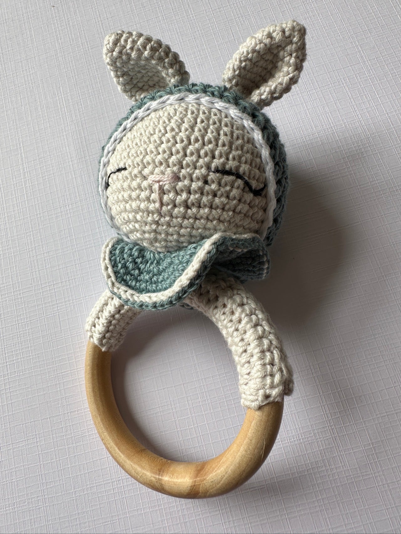 Bunny Rattle Teether