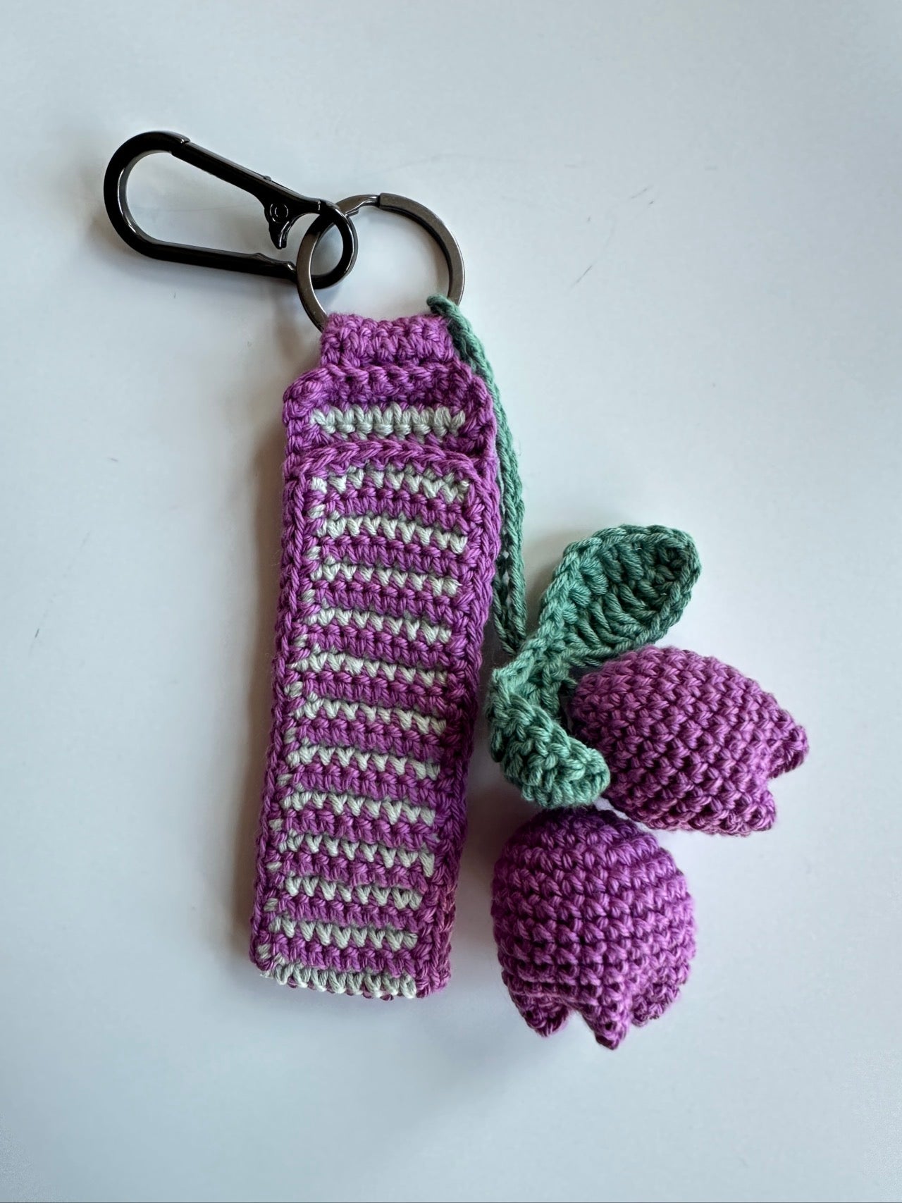Bag Charm with Lip Balm Pouch