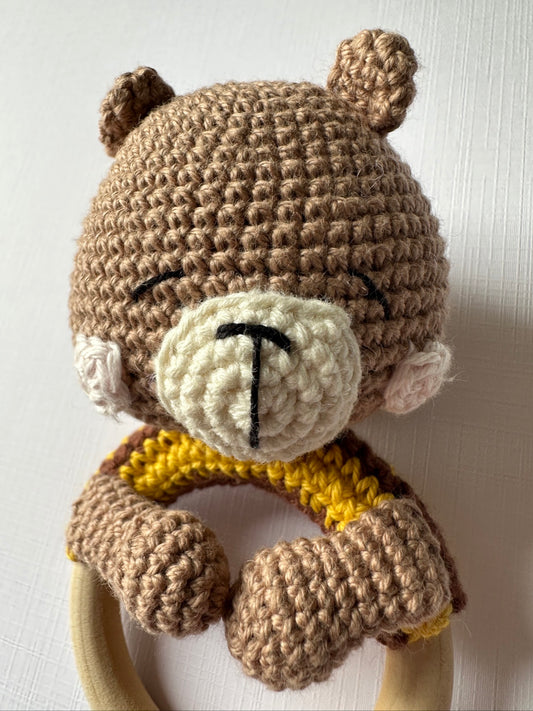 Bear Rattle Teether