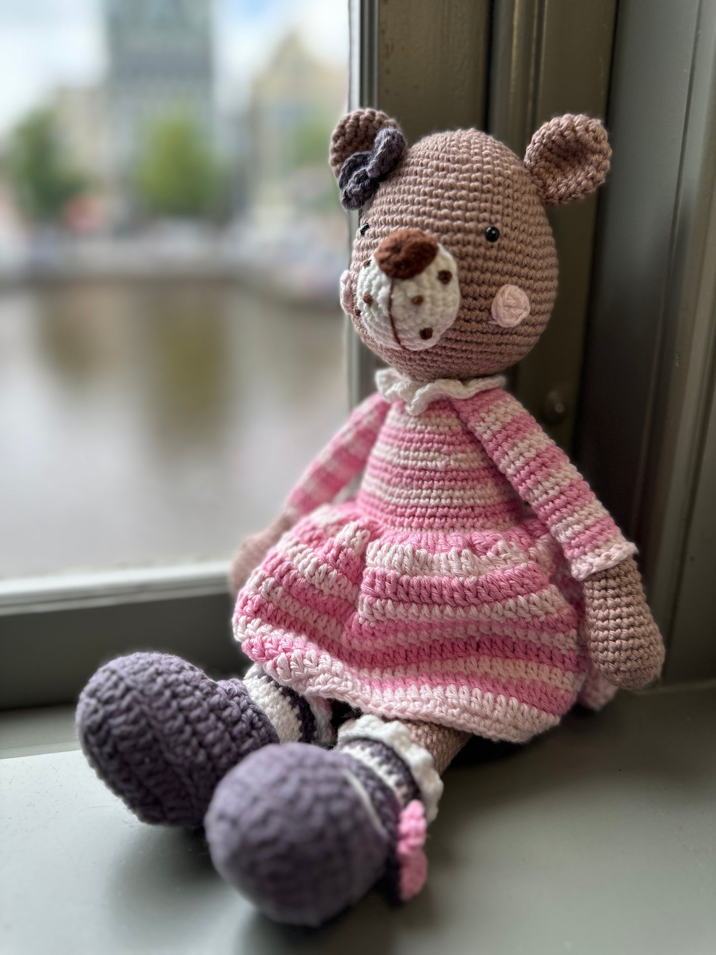 Custom made crocheted toy